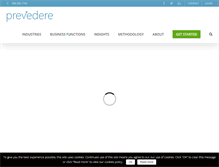 Tablet Screenshot of prevedere.com